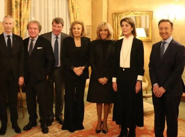 Princess Caroline of Hanover and Brigitte Macron attended 2019 awards ceremony of the Stéphane Bern Foundation