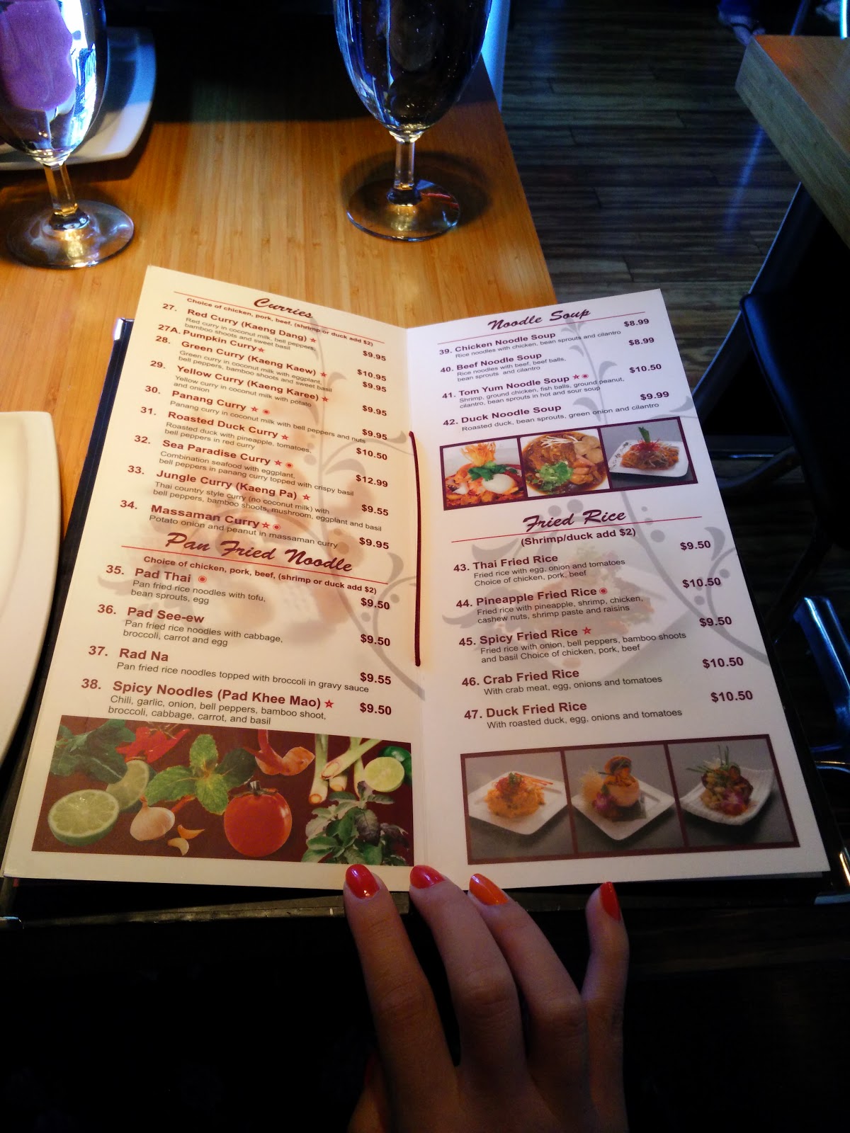 Sweet Basil Thai (Foster City, CA) Bay Area Menu Files