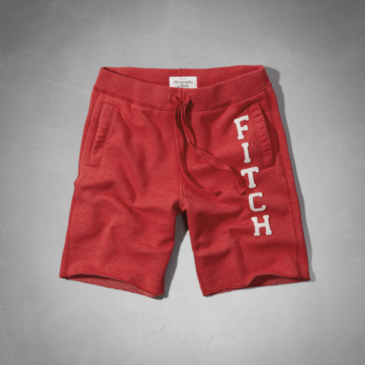 abercrombie and fitch mens fleece shorts