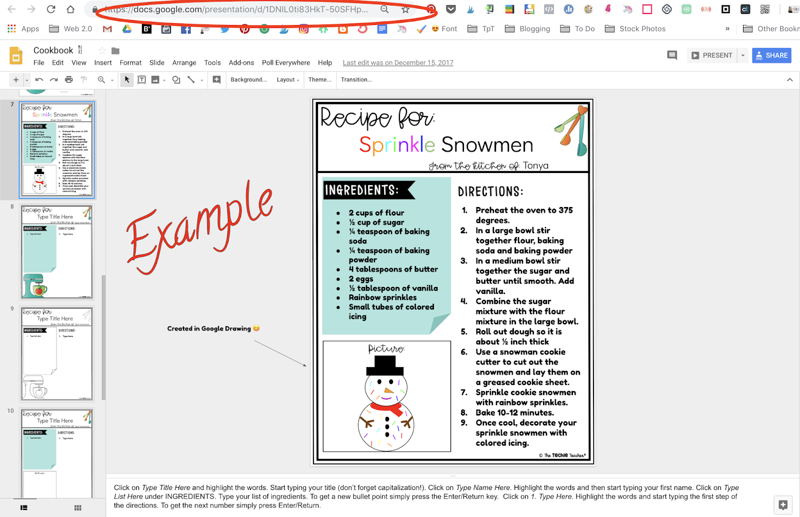 How To Create A Digital Cookbook For The Holidays The Techie Teacher
