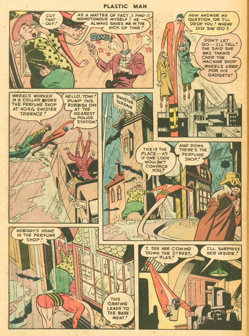 Read online Plastic Man (1943) comic -  Issue #10 - 40