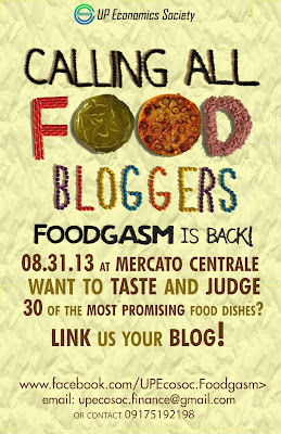 Call for Food Bloggers - FOODGASM III