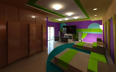 Interiores 3: Combinaciones de Colores, Habitación Suite y Doble