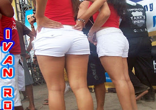 modelos traseros grandes shorts