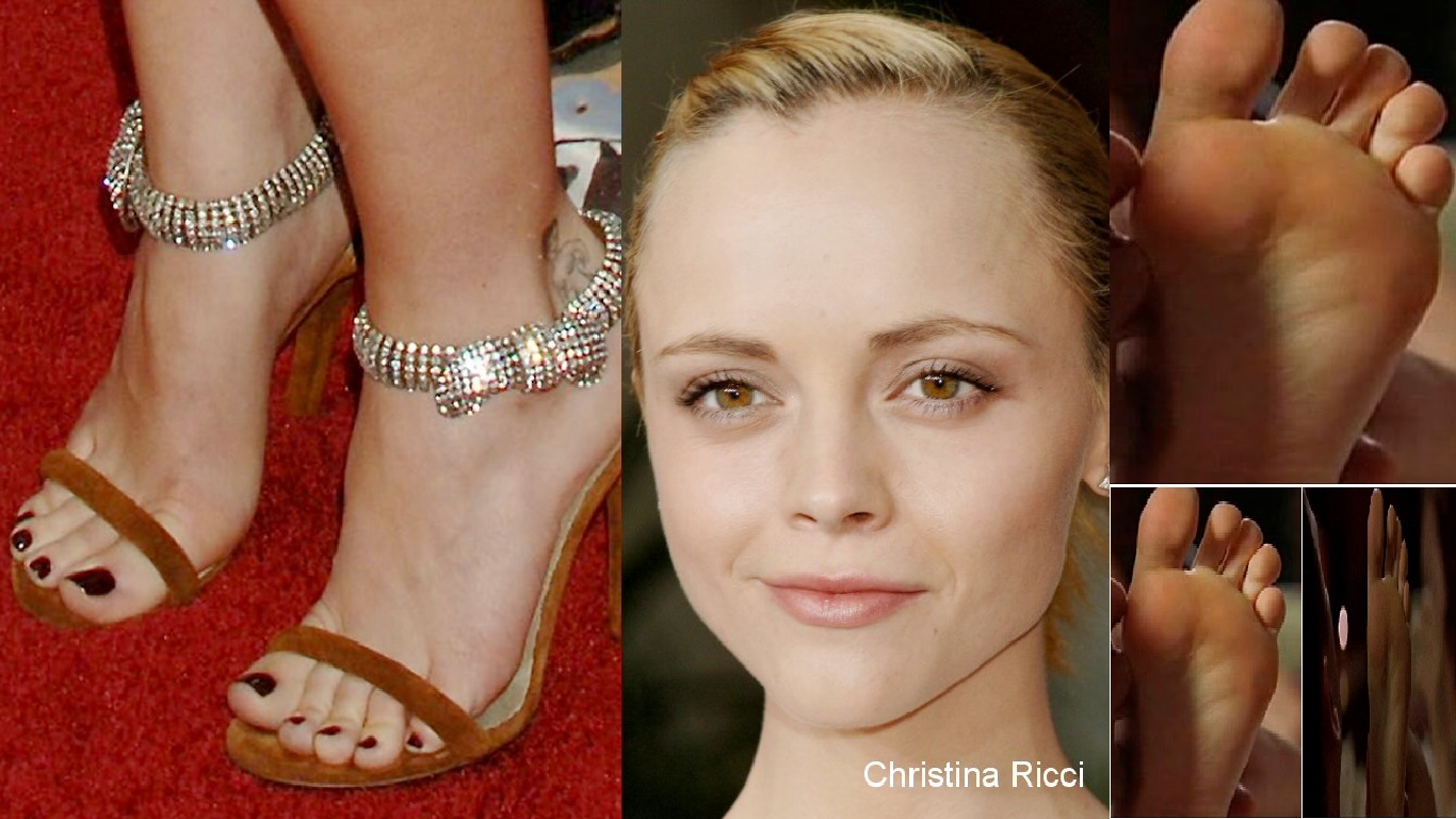 Christina ricci's feet