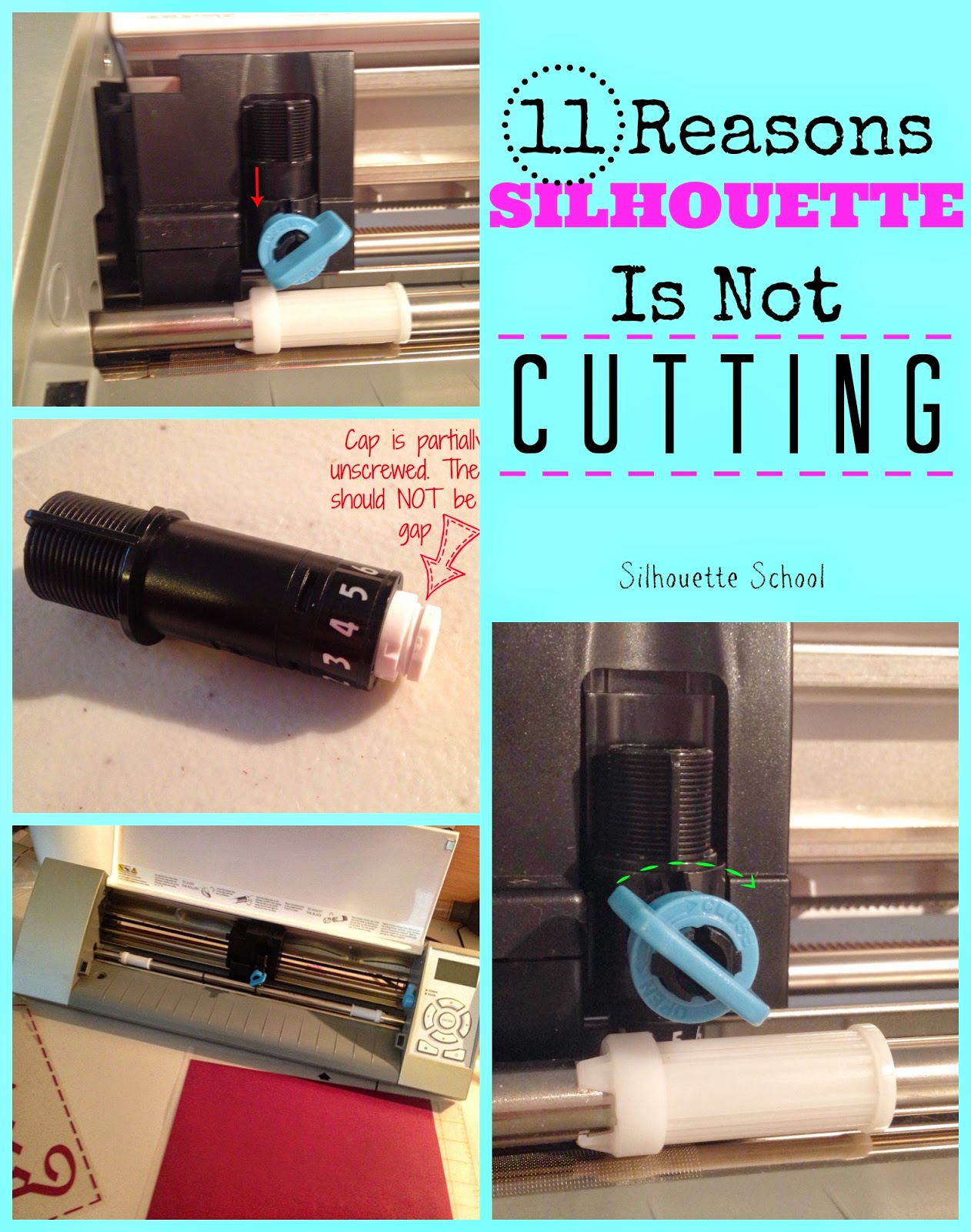 11 Reasons Your Silhouette Is Not Cutting (or Not Cutting Completely