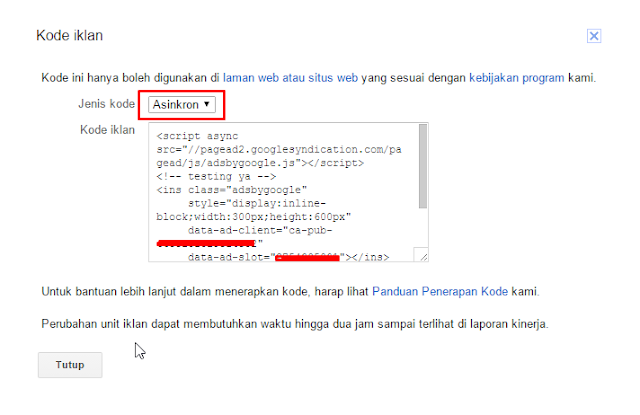 Satu JavaScript Untuk Semua unit Iklan Adsense