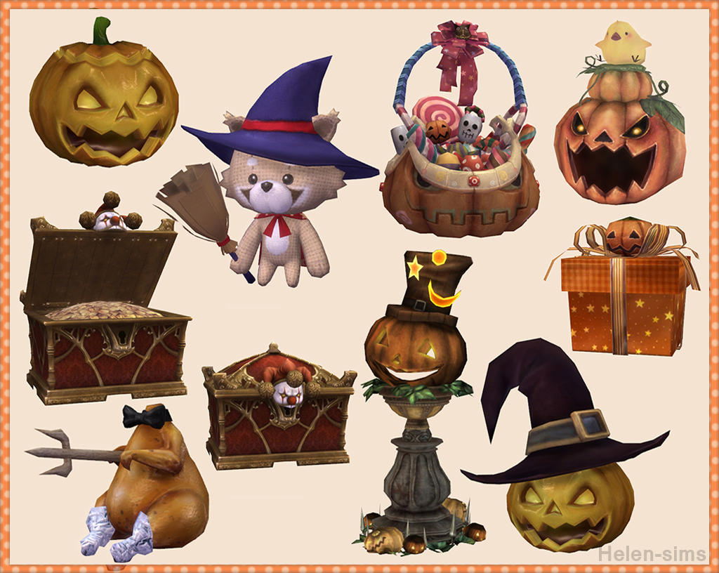 Sims 4 CC's The Best Halloween Decor by Helen