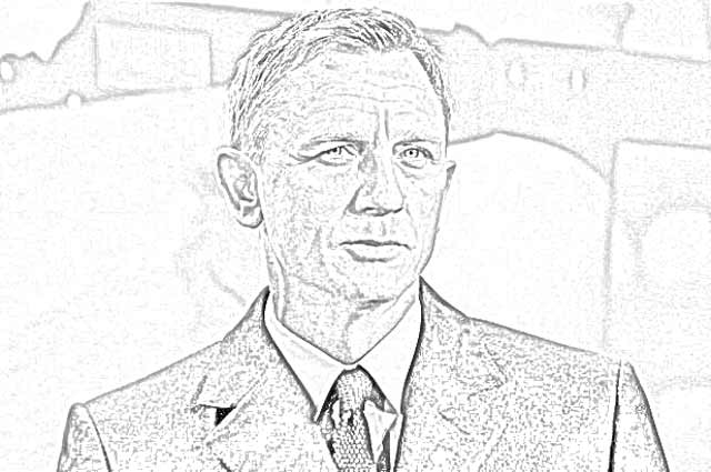 Coloring Pages: James Bond Coloring Pages Part One: James Bond Actors