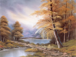 ross bob paintings autumn painting trees bright oil paisajes easy canvas palette landscape pinturas bobross artist paint landscapes complete oleo