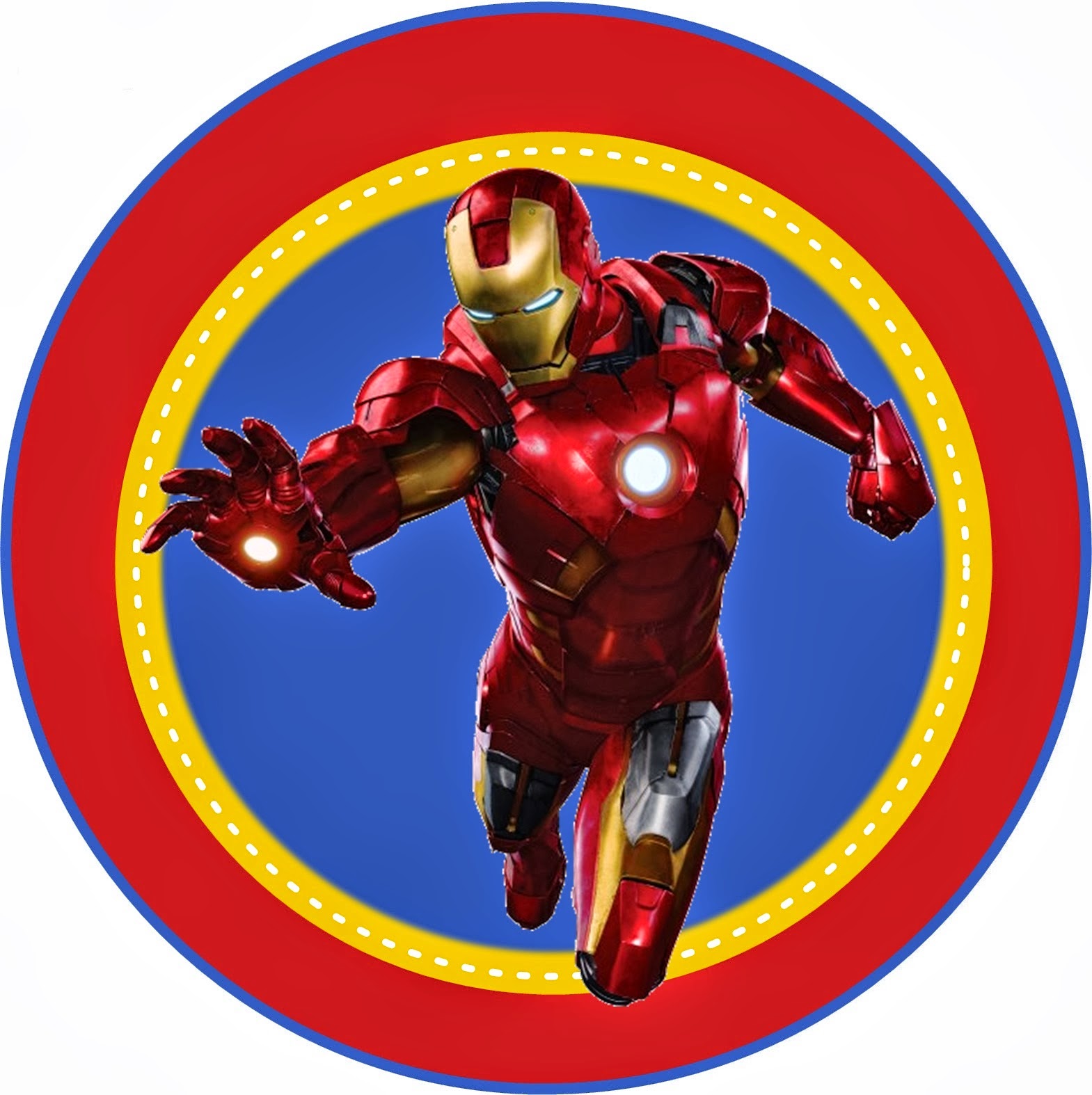 Avengers Free Printable Toppers, labels or stickers.