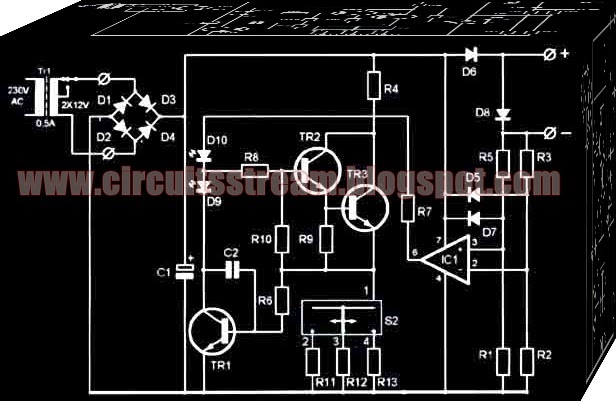 Ni-Cd Battery Charger 12-18V Circuit Diagram | Super Circuit Diagram