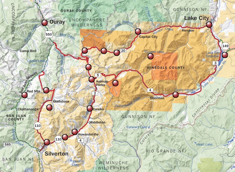 Colorado Adventures - Alpine%2BLoop%2BMap