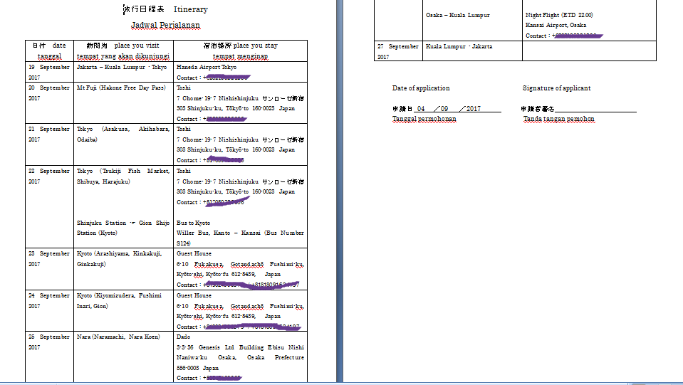 Shunusuke Pengalaman Mengurus Visa Jepang