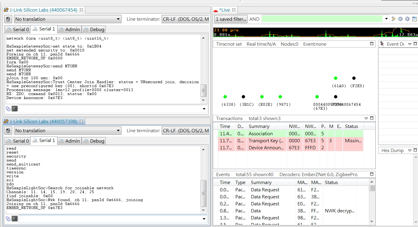 ChihYuan How to use sniffer (Packet Trace ) base on EFR32