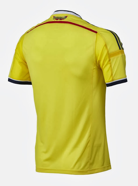 Colombian Federation kit for 2014 FIFA World Cup