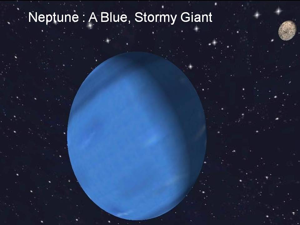 Neptune : A Blue, Stormy Giant.