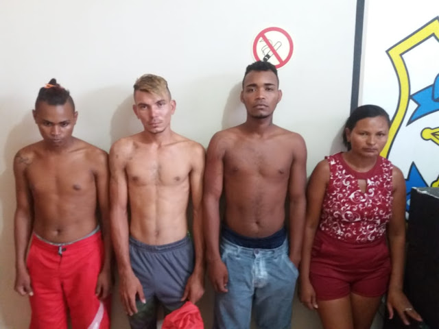4 presos Tráfico de Entorpecentes