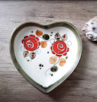 Vintage Heart Shape Bowl Trinket Gift