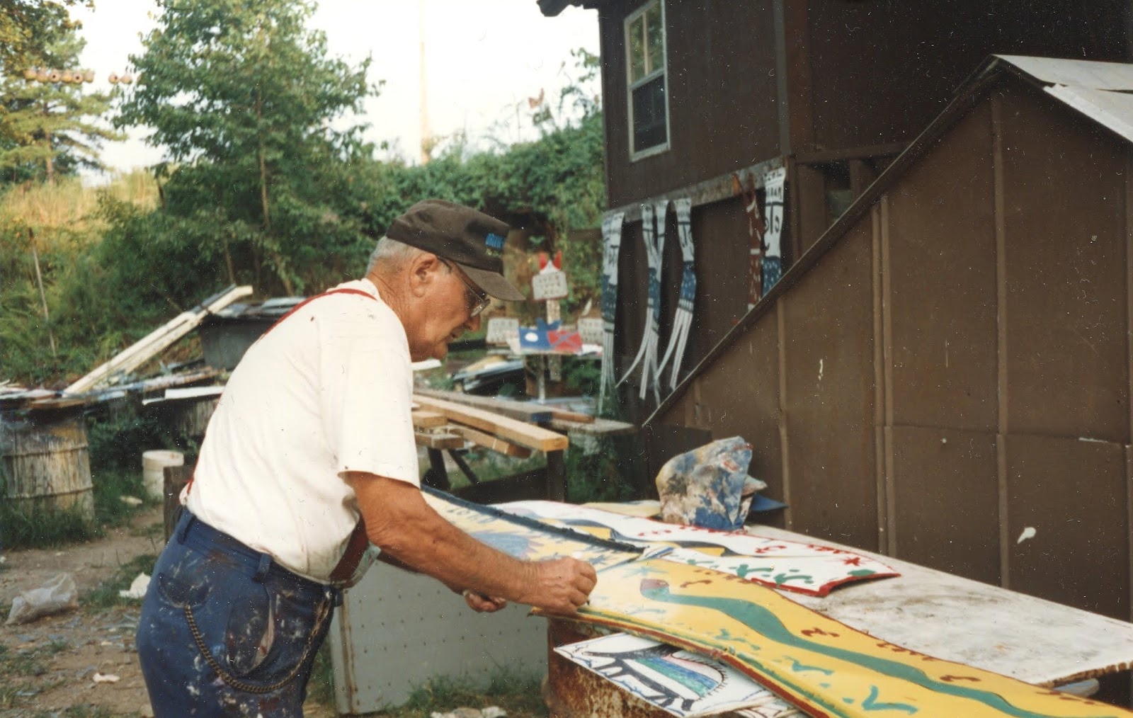 Dull Tool Dim Bulb Folk Artist R. A. Miller paints a Snake