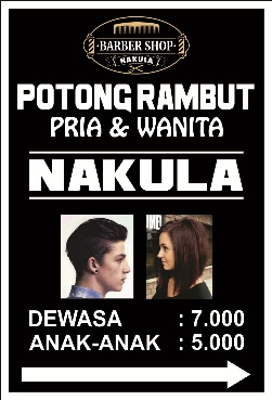 Desain Banner Barber Shop Pangkas Rambut Cdr Kumpulan