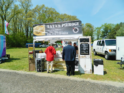 Tata's Pierogi booth at the Toledo Polish American Festival