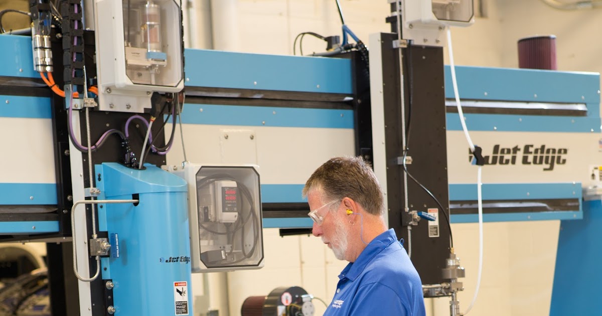 Water Jet Machines by Jet Edge HandHeld Pendant Gives Water Jet