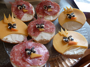 Angry Bird Bagels