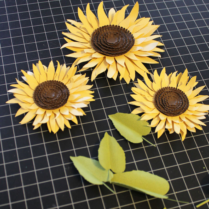 sunflower cardstock
