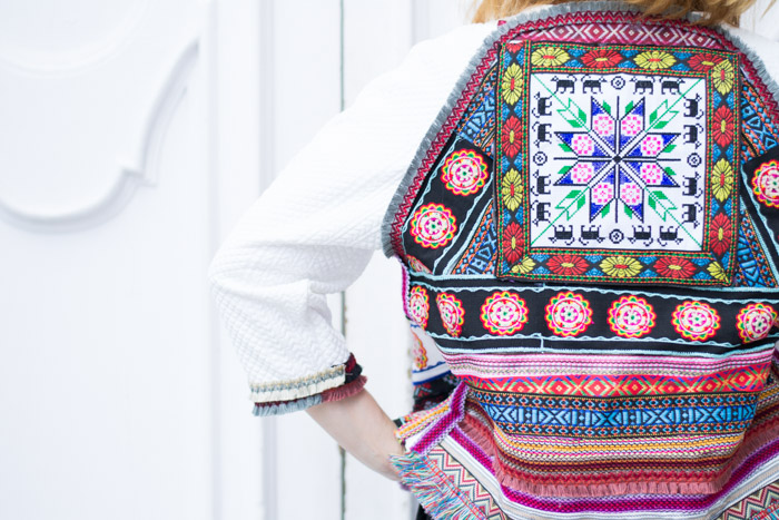 Chaqueta étnica diy