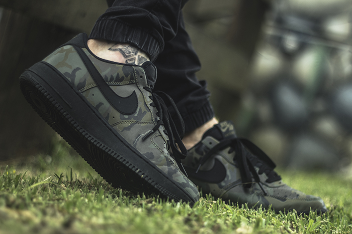 nike air force camuflado verde