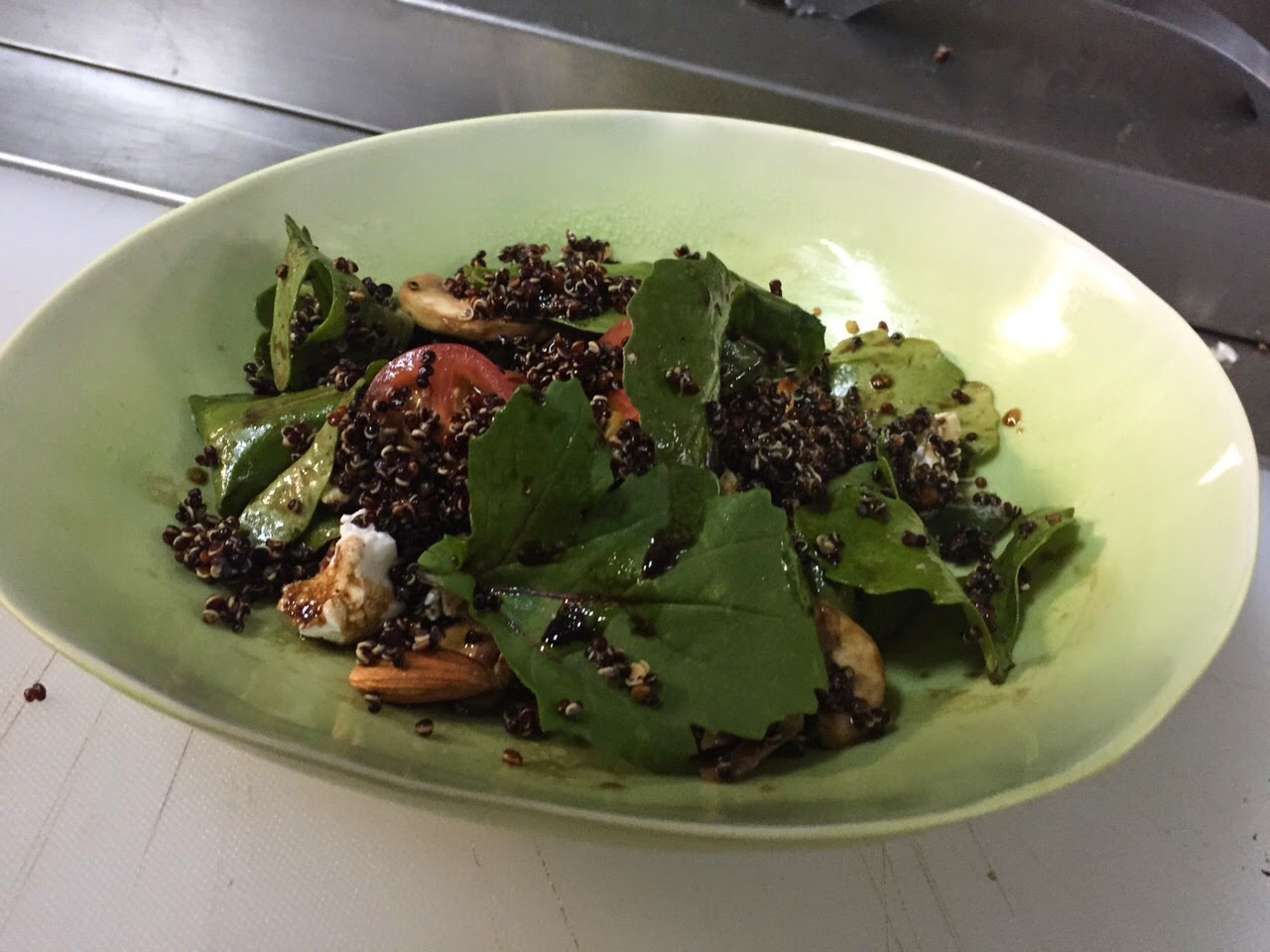 black quinoa salad mews