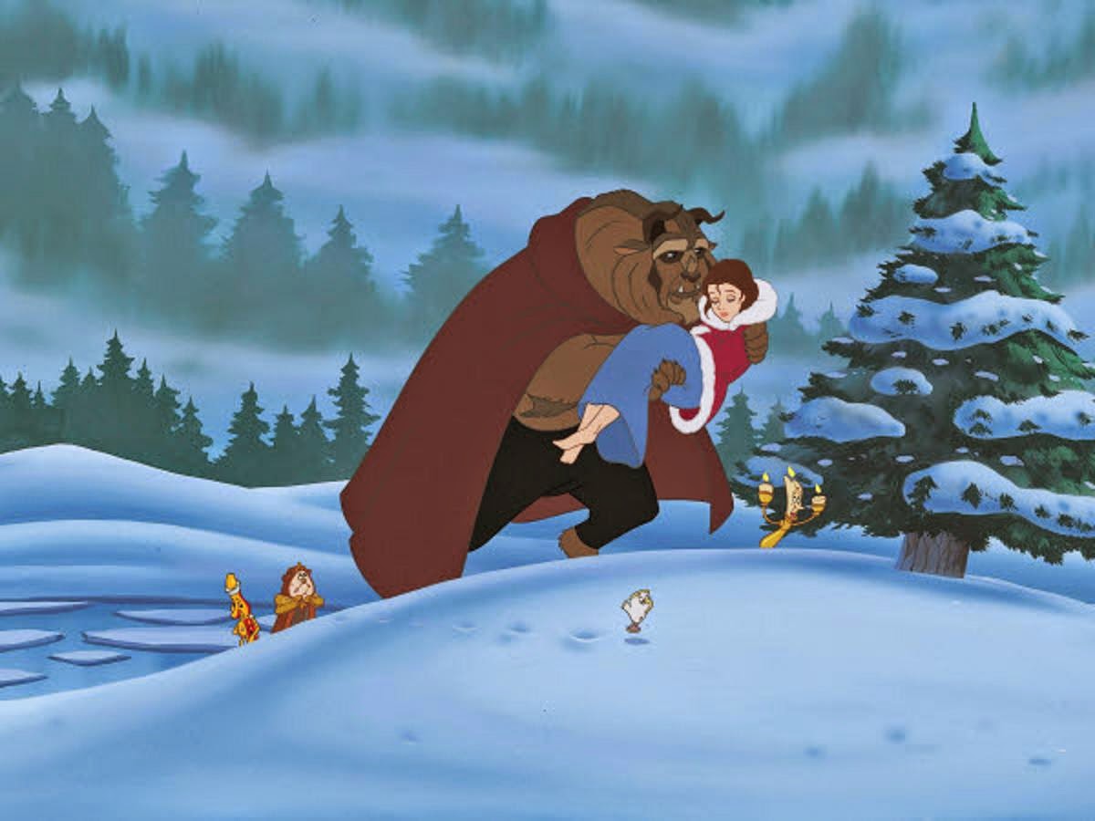 Disney Parks Blog Beauty and the Beast The Enchanted Christmas (1997) Beauty And The Beast Christmas