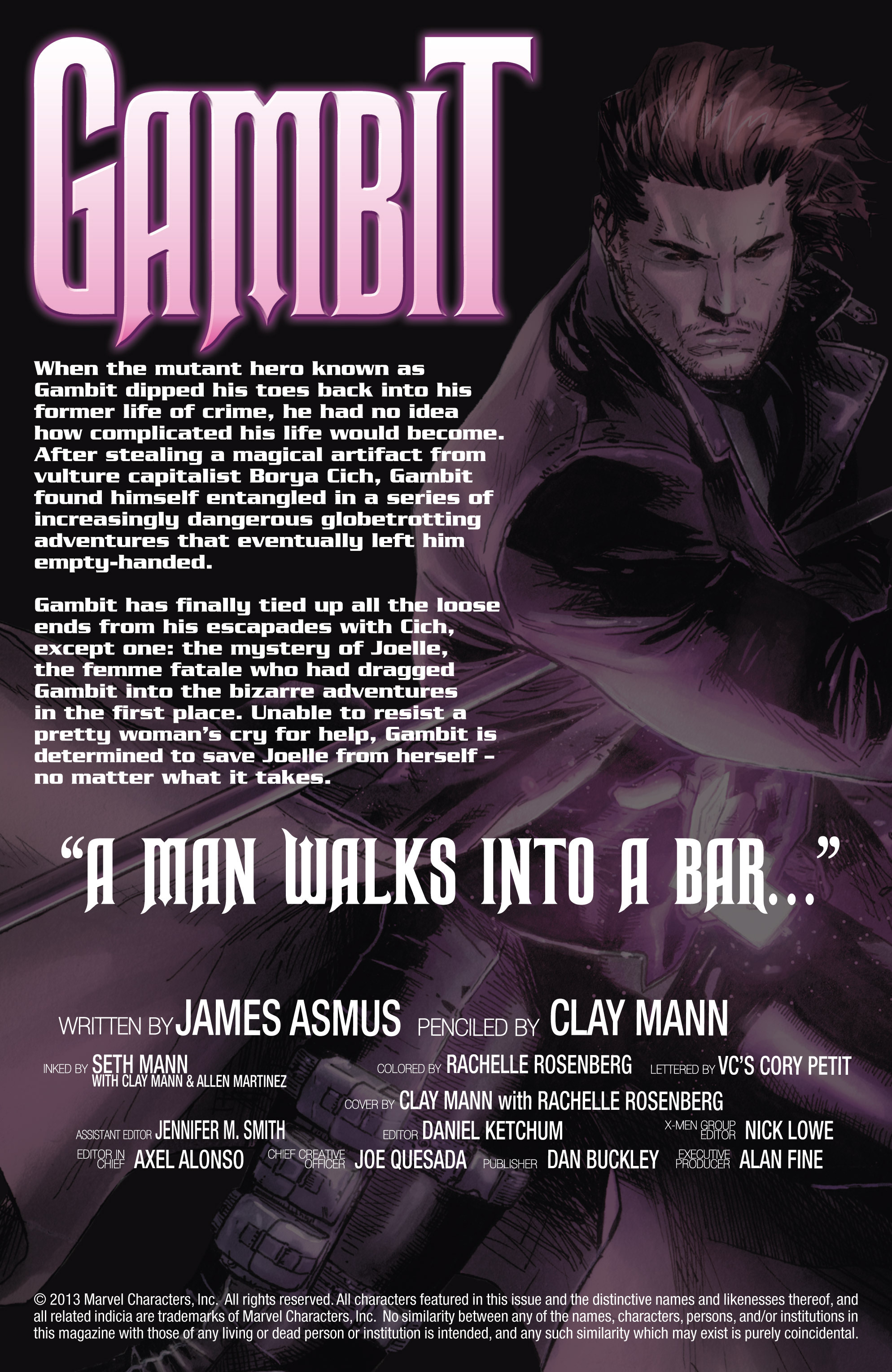Read online Gambit (2012) comic -  Issue #9 - 2
