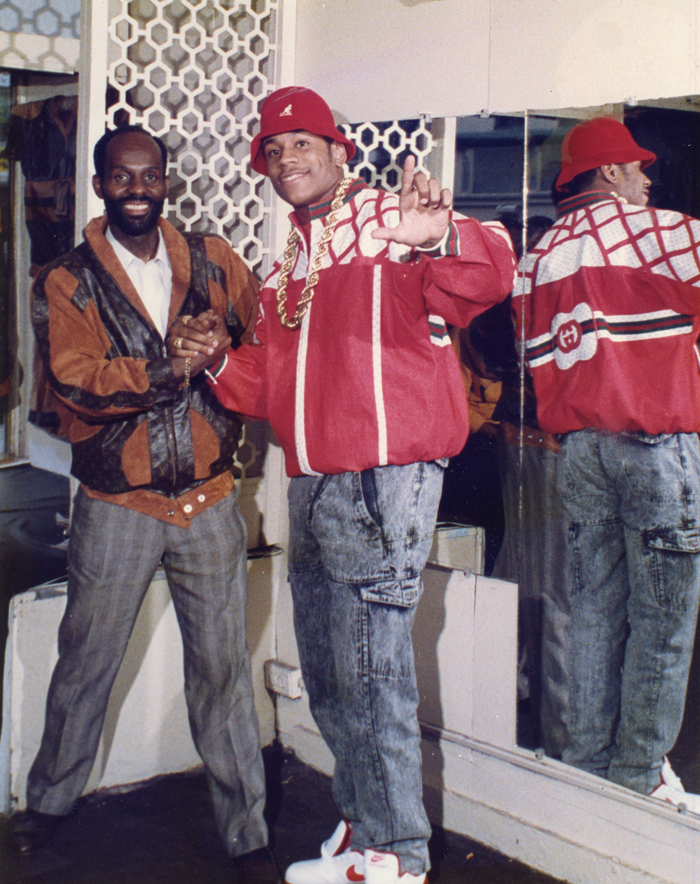 DAPPER DAN, LOUIS VUITTON LEATHER JACKET MADE C 1988, Hip Hop, 2020