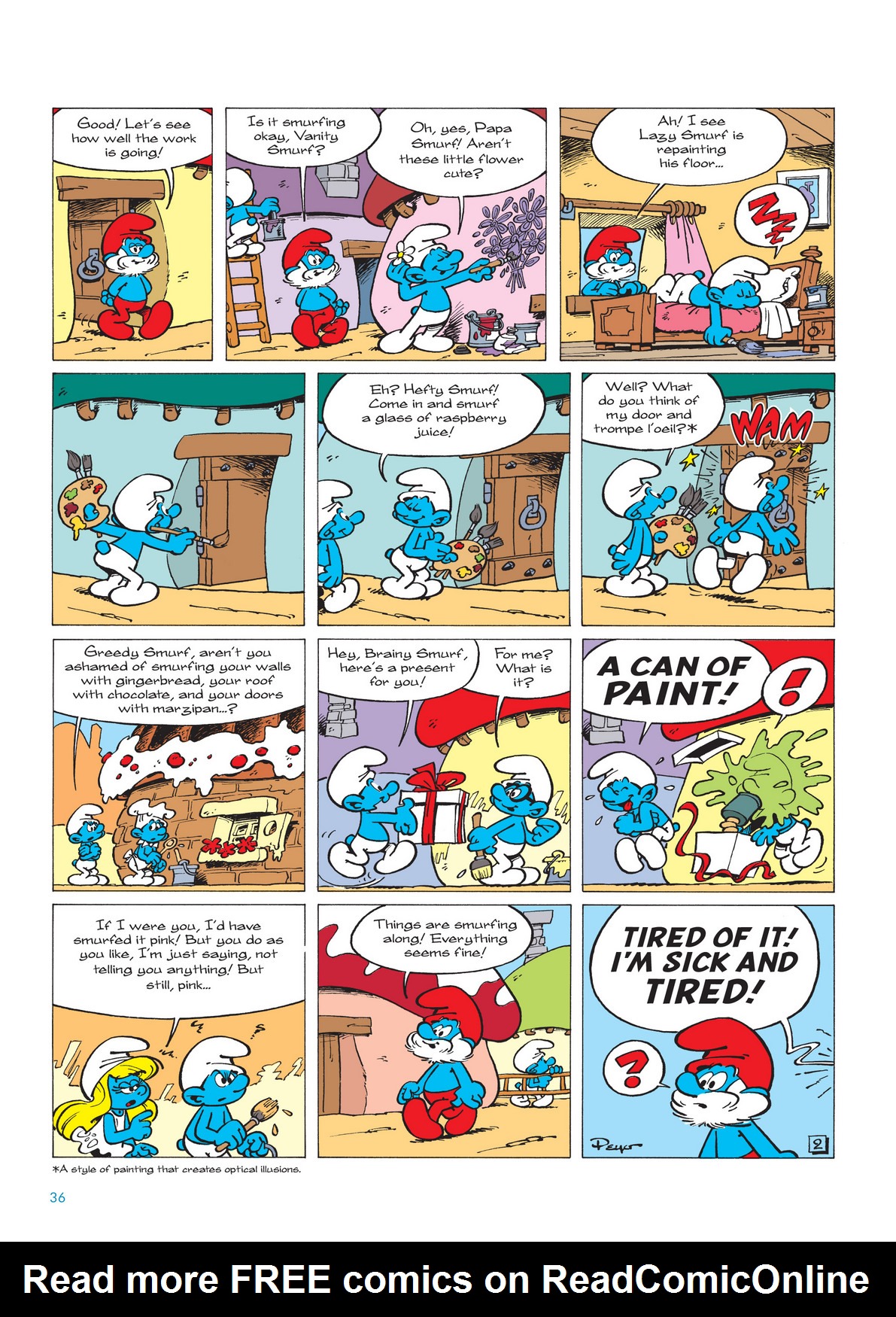 Read online The Smurfs comic -  Issue #12 - 36