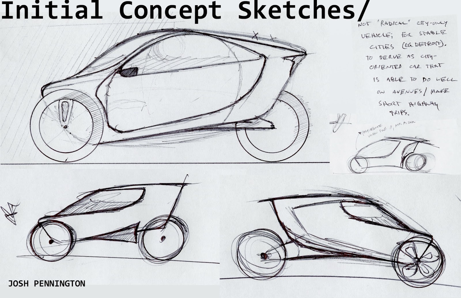 PENNINGTON DESIGN Transportation Design work