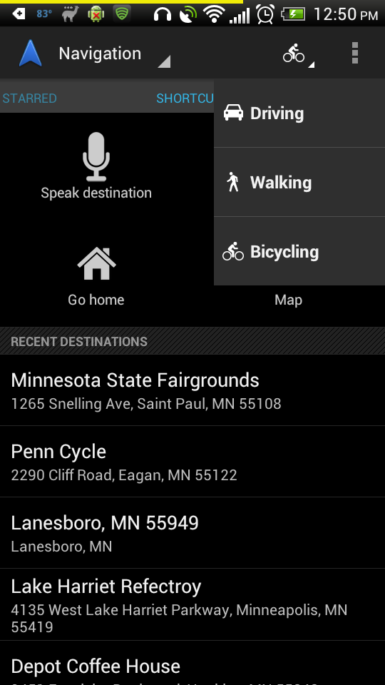 turn by turn navigation bike