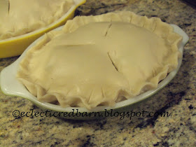 Eclectic Red Barn: Individual turkey pot pie