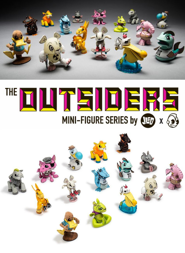 Pinky Kidrobot Joe Ledbetter outsiders Mini Series