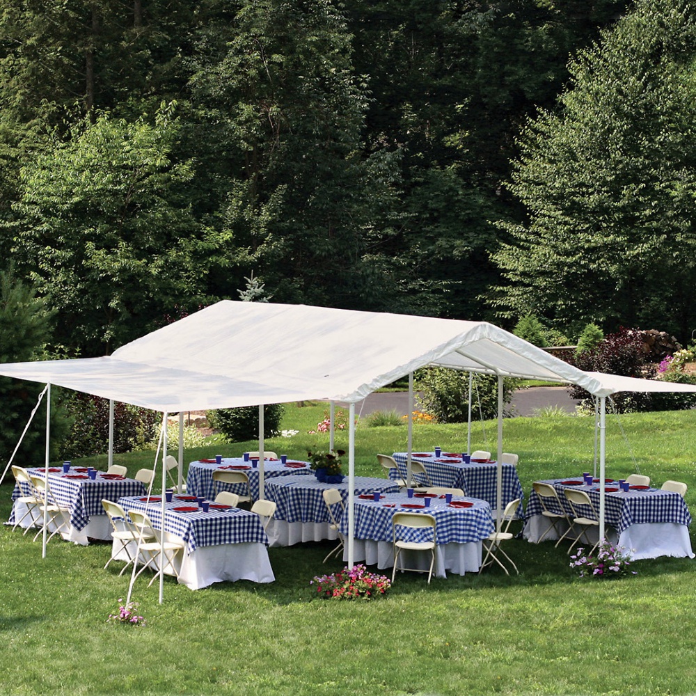Outdoor Party Canopy 20x10 ft. AllPurpose Shelter with Extension