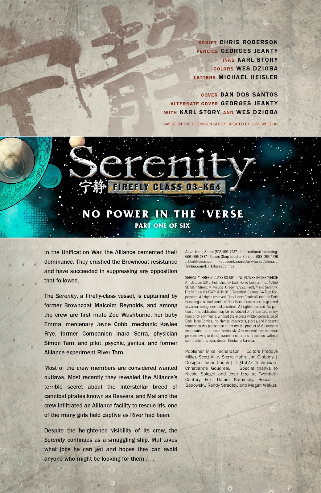 Serenity: Firefly Class 03-K64 – No Power in the 'Verse issue 1 - Page 7
