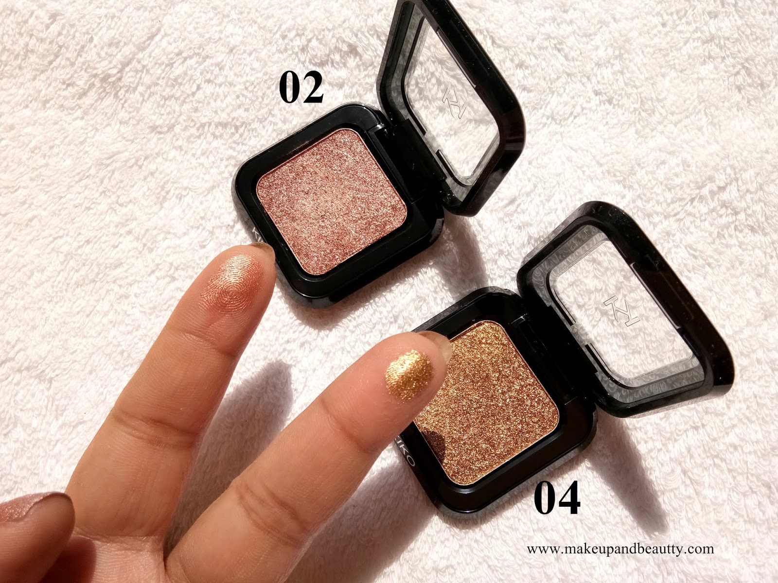 Makeup and beauty !!! REVIEW & SWATCHES OF KIKO MILANO GLITTER SHOWER