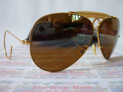 Ray Ban Shooter Gold Driving Series B15 