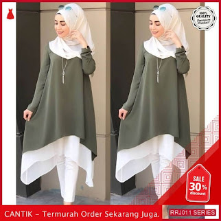 Jual RRJ011A124 Atasan Muslim Wanita Kalita Tunik Sk BMGShop