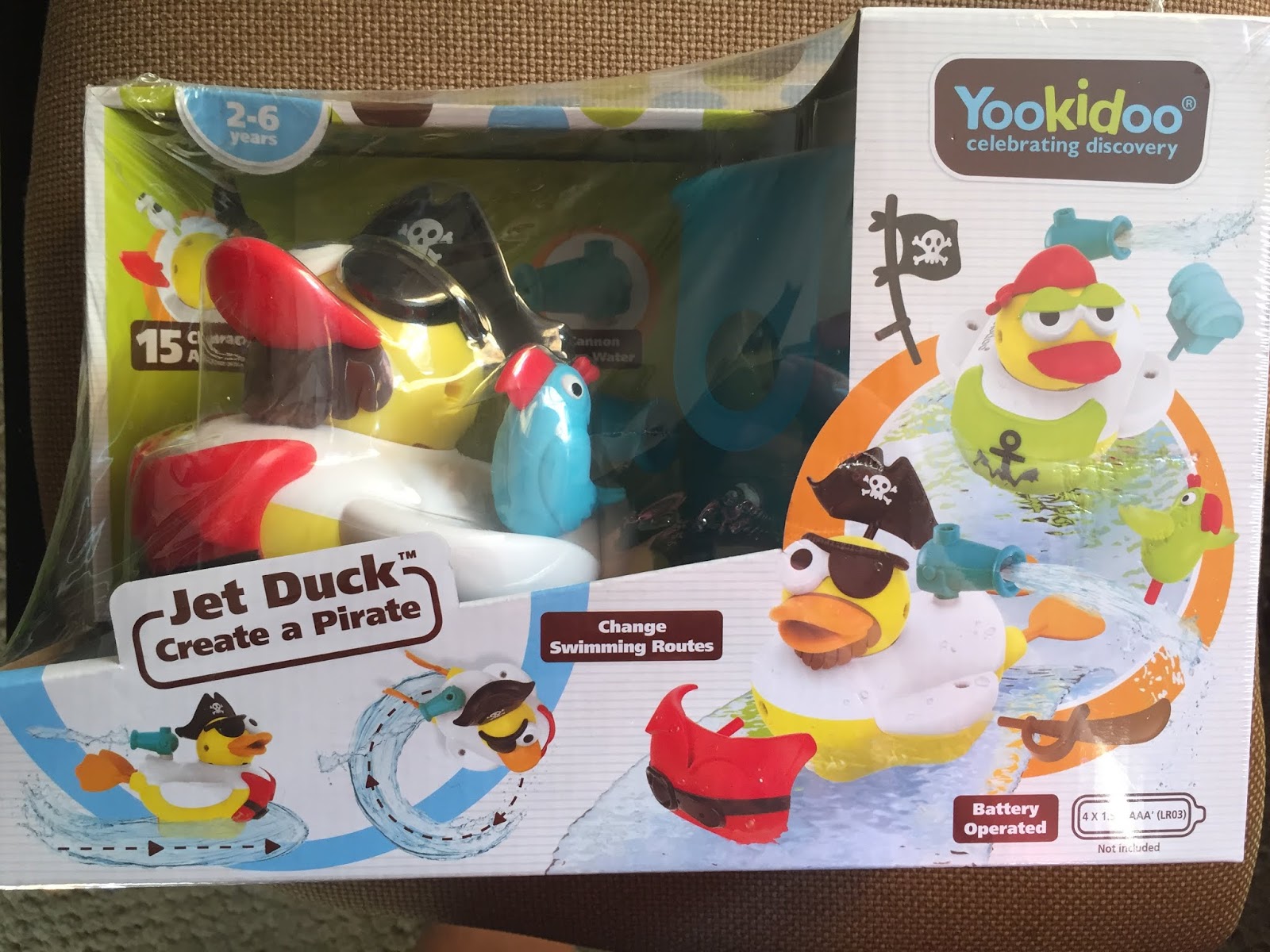yookidoo jet duck create a pirate