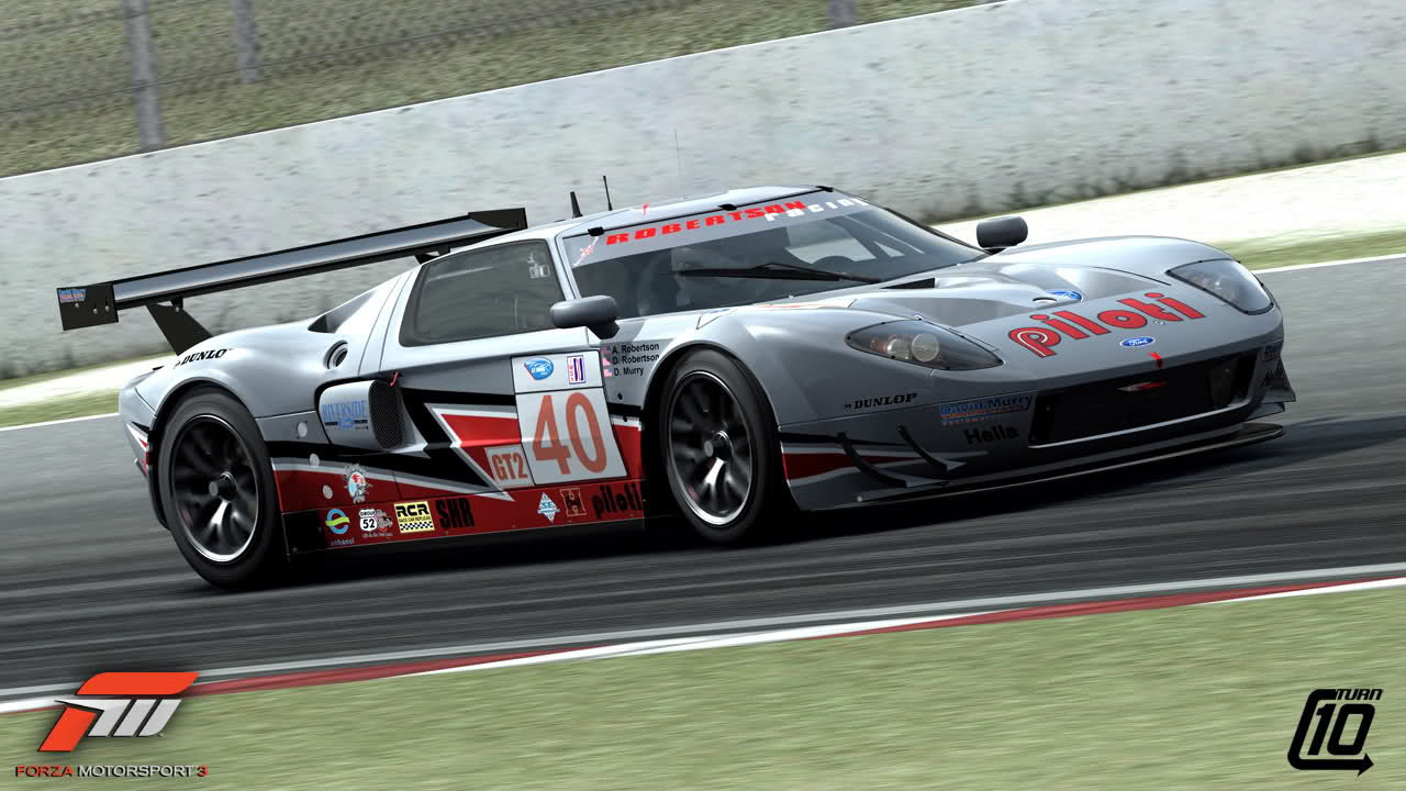 2009 #40 Robertson racing ford gt #9