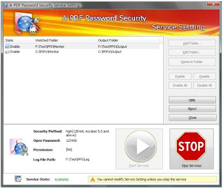A-PDF Password Security Service 3.3.0