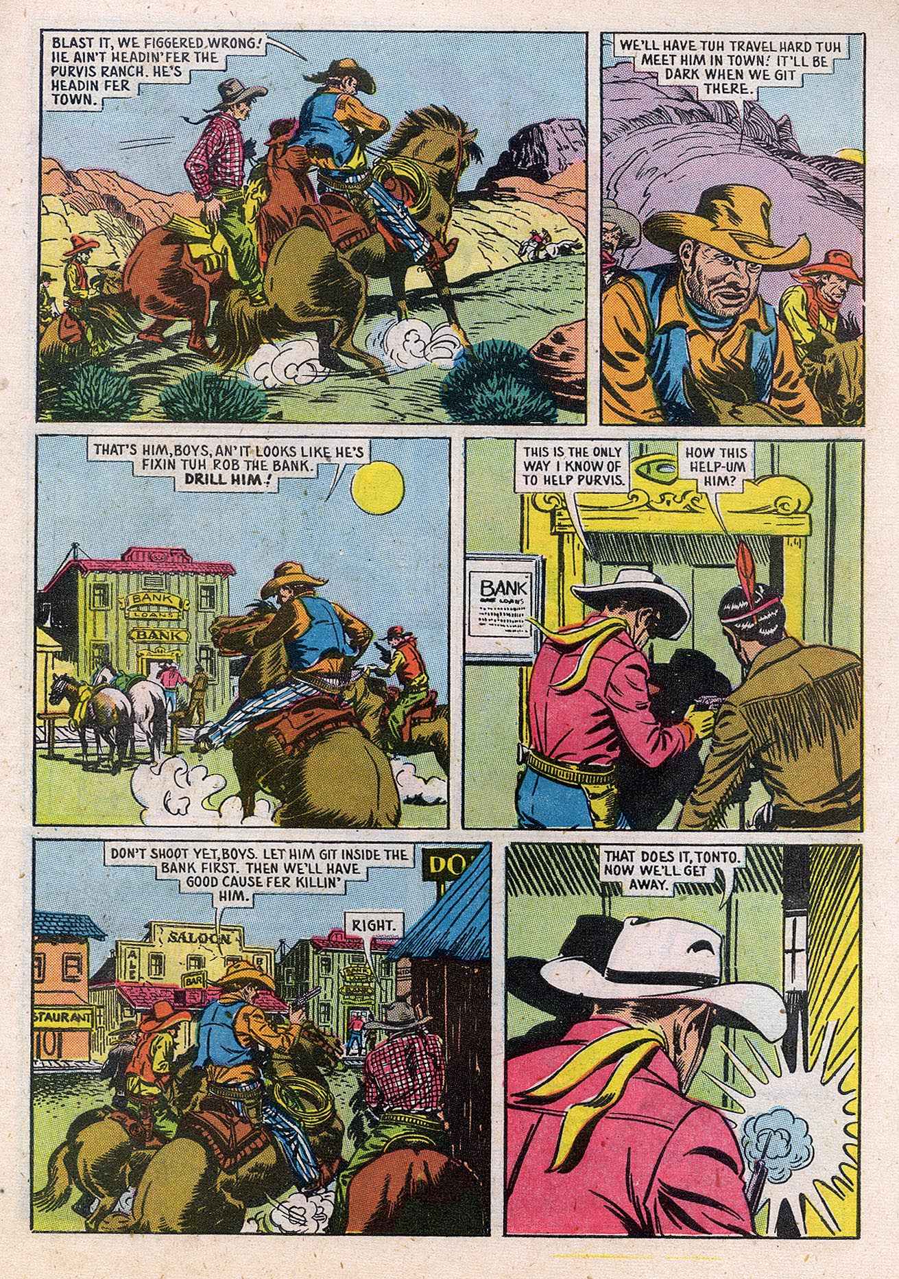Read online The Lone Ranger (1948) comic -  Issue #27 - 35