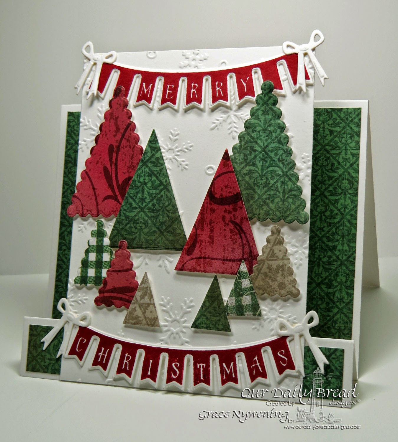 ODBD stamps: Christmas Pennant Swag, designed by Grace Nywening